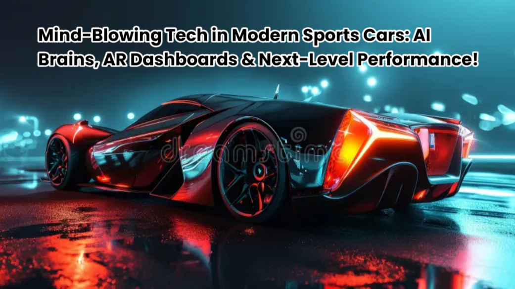 Read more about the article Mind-Blowing Tech in Modern Sports Cars: AI Brains, AR Dashboards & Next-Level Performance!