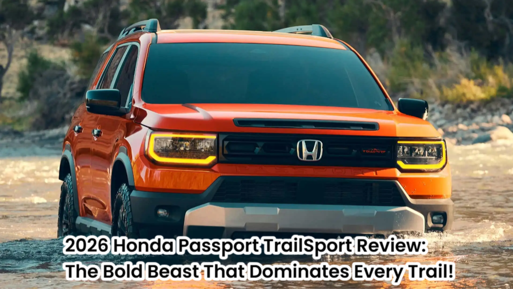Read more about the article 2026 Honda Passport TrailSport Review: The Bold Beast That Dominates Every Trail!